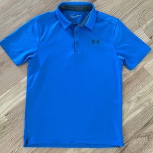 Under Armour "The performance Polo" men's polo size Small, beautiful blue color